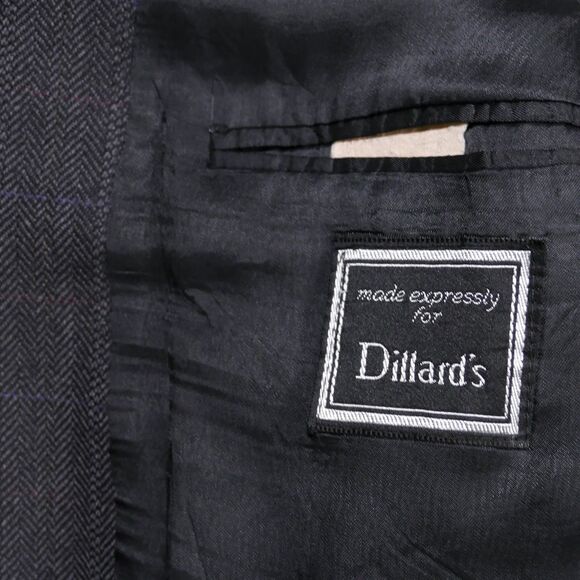 Ralph Lauren Charcoal Herringbone Blazer - Picture 9 of 16